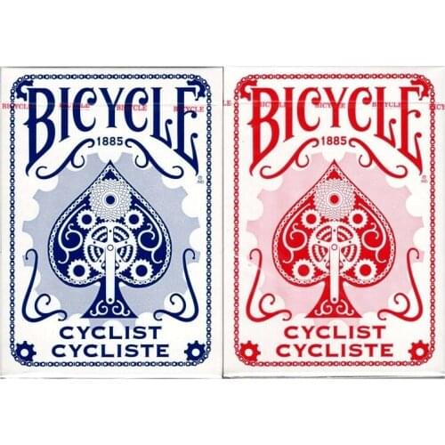 Bicycle Cyclist Playing Cards Blue/Red USPCC Deck Poker Size Magic Card Games Magic Tricks Props for Magician