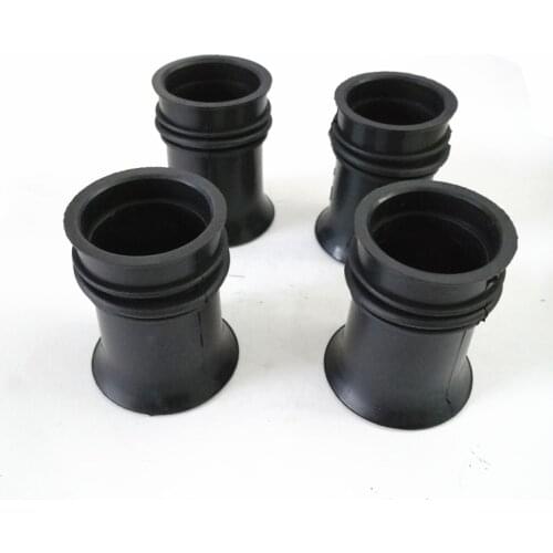 4Pcs Carburetor Carb Air Box Boot Boots Rubber 17253-341-300 for Honda CB750F CB750K CB750K K1,K2,K3,K4,K5,K6 1969-1976