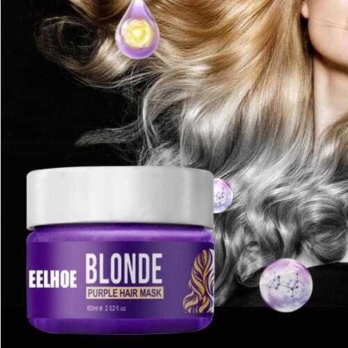 60ml No Yellow Blonde Hair Shampoo Anti Brass Off Purple Care Shampoo Treatment Dyed Color Hair Beauty Shiny Ulta L0U1