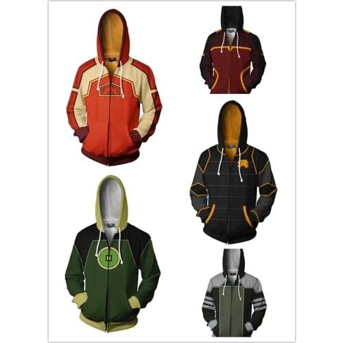 Avatar: The Last Airbender Hoodie 3D Printed Zip Up Jacket Men Women Hooded Sweatshirt for Spring Autumn