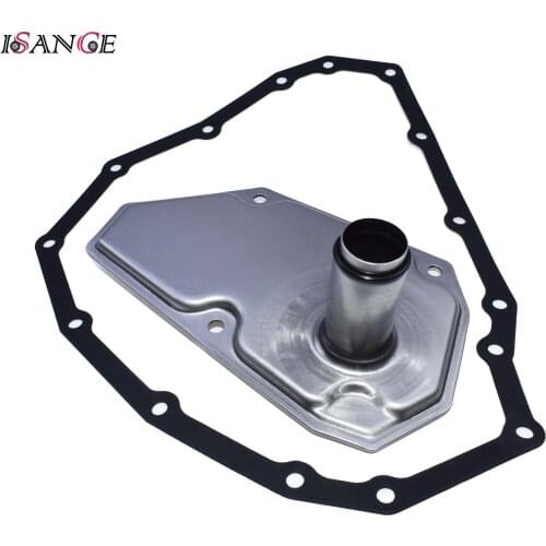 ISANCE Automatic Transmision Oil Filter 33010FJF015 + Pan Gasket 33300JF015 For Nissan Mitsubishi Suzuki CVT7 CVT JF015E ECVT