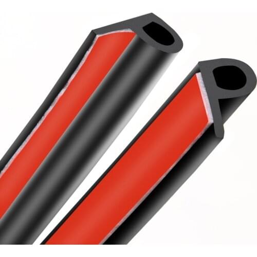9 Shape Auto Rubber Seals Car Door Sealing Strip for Car Noise Insulation Soundproofing