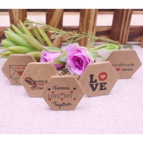 3x3.5cm 100pcs DIY valentie TAG love day Polygonal love butterfly cute lifting card fashionable small lifting card scallop high