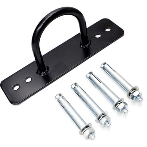 Battle Rope Anchor Stake Kit Wall Mount Bracket Stainless Steel for Strength Training Gym Hammock Suspension Straps Yoga Swings