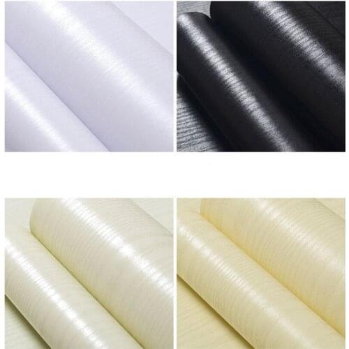 Black Wood Grain Thickening Wallpaper Boeing Film Furniture Kitchen Cabinet Pvc Self-adhesive Stickers Kitchen Vinyl Wallpaper