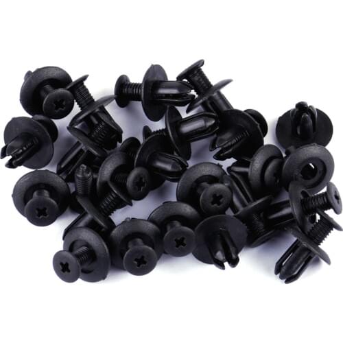 CITALL 86950-28000 50pcs Plastic Car Push Type Mud Guard Bumper Retainer Clips Fit for Hyundai Accent Tucson Sonata Kia Sportage
