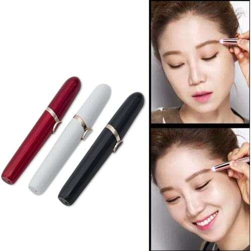 Electric Eyebrow Shaper Pen USB Women Eyebrow Trimmer Painless Brows Shaver Shaving Tool