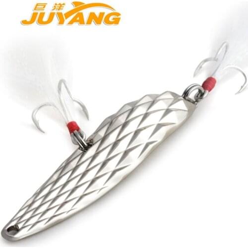 JUYANG Free shipping fishing lure spoon 7.5g 10g 15g metal lure hard bait fishing lures fishing tackle