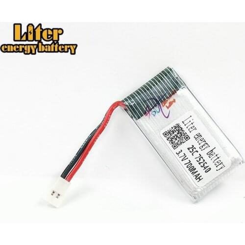 3.7V 700mAH X5C X5SC Tanco M68 chengxing CX-30 quadrocopter 3.7V 700mAH 752540 25c