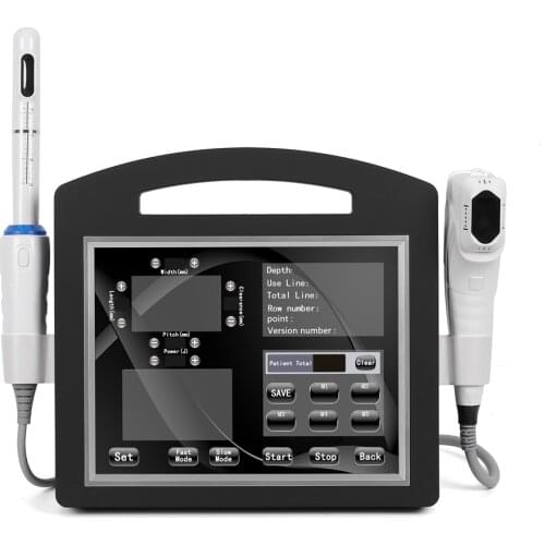 Micro Needle Machine With 4D HI FU Cartridges For Women Private Care Salon Beauty Equipment