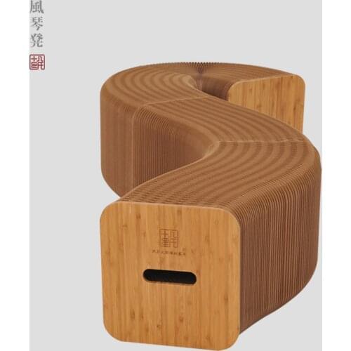 Multi person sofa chair Bedroom Table Creative Beanbag modern minimalist folding Art Environmental protection paper furniture