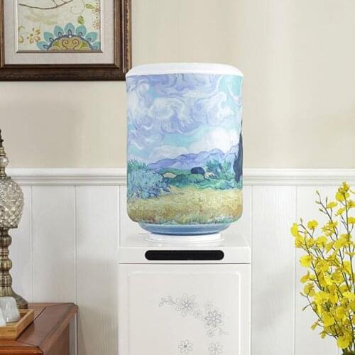Printed Cartoon Animal Cloth Art Drinking Fountains Barrels Water Dispenser Dust Cover Household Merchandises Protector