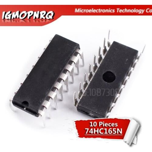 10pcs SN74HC165N 74HC165N SN74HC165 DIP-16 Logic Gates QUAD 2-INPUT AND GATE new original