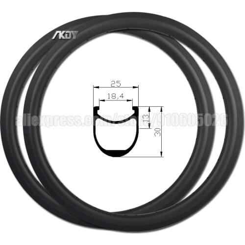 Rims 20 Inch Carbon 30mm Depth 25mm Width Carbon Fiber Bicycle Rims 451 BMX Rim Brake 20/24/28/32/36H Clincher Rim 20 451 Carbon
