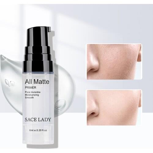SACE LADY Face Primer Base Natural All Matte Foundation Pores Invisible Oil-Control Base Moisturizing Smooth Fine Lines Cosmetic