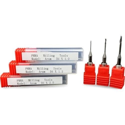 PMMA Precision Arum Milling Bur For CADCAM Carbide Burs in Dentistry Dental Equipments