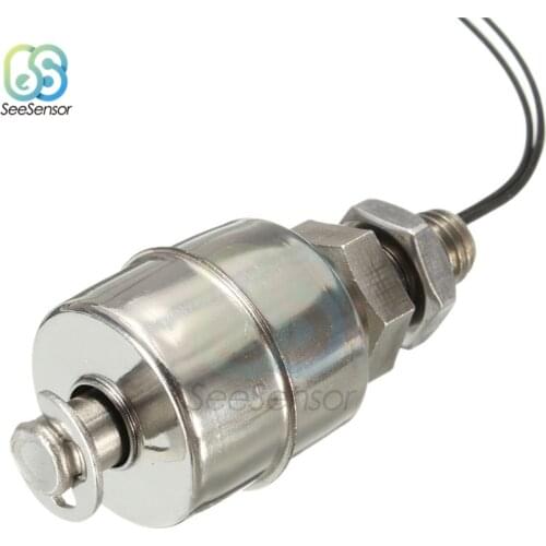 Stainless Steel Float Sensor Switch Liquid Water Level Sensor Controller Automatic Water Pump Controller For Tank Pool 220V 45mm