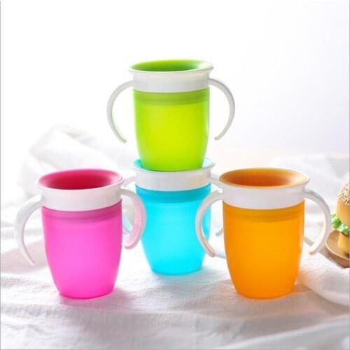 360 Drinking Cups Degrees Can Be Rotated Flip Cups Water With Learning lid Bottle Water With Learning lid Bottle Cup M4