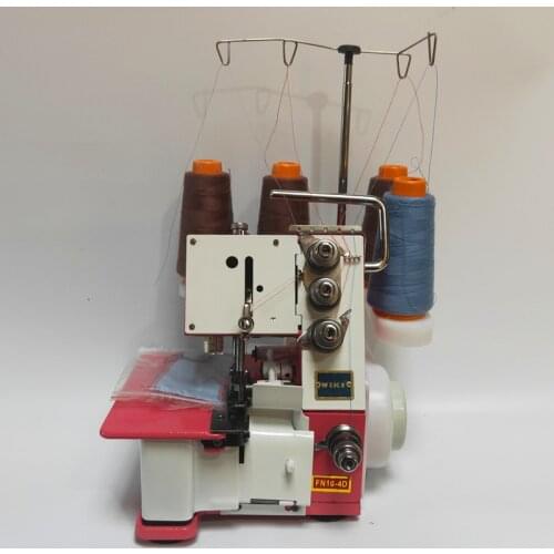 Household industry dual-purpose four-thread three-thread lockstitch overlock sewing machine, with LED light, seaming machine