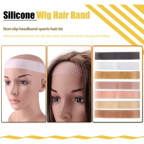 Silicone Wig Band Elastic Wig Grip Non Slip Wig Grip Headband For Fix Wigs Hair Band Without Gel for Wig Secure Wig Gripper