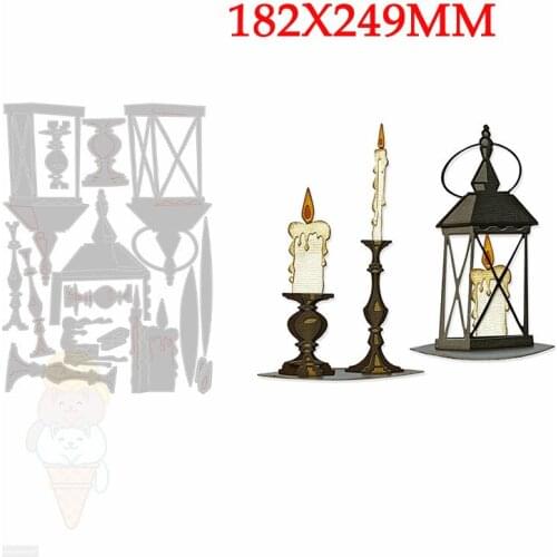 Halloween Candles Metal Cutting Dies Stencils For Scrapbooking Stencil Album Paper DIY Gift Card Decoration Embossing New 2021