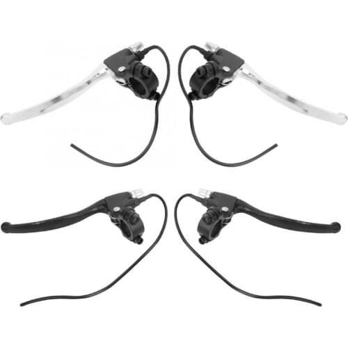 1 Pair Electric Bicycle Brake Handle E-Bike Rear Brake Lever Cut Off Power Brake Lever Handle Grips Cycling Electric Bike Parts