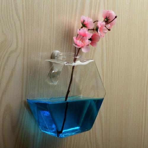 Hanging Flower Pot Glass Ball Vase Terrarium Wall Fish Tank Aquarium Container Wall-mounted Glass Vase