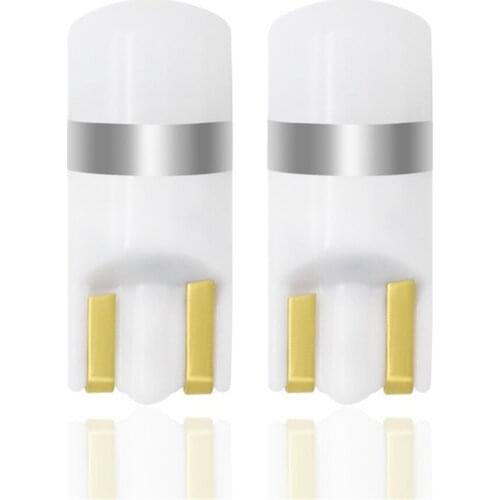 2pcs T10 W5W 3030 1led 5W Tail Lights Width Lamp Reading Light White Clearence Lights Lamp For Auto Car Interior Dome Light