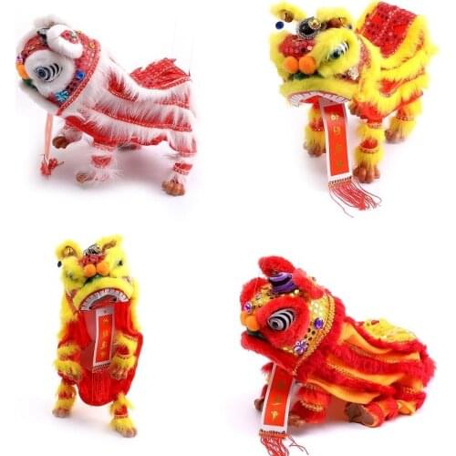 1pc/lot 2020 Fashion Marionette Line Dancing Lion Model Chinese Characteristics Plush Toys for party/birthday/wedding Kid Gift