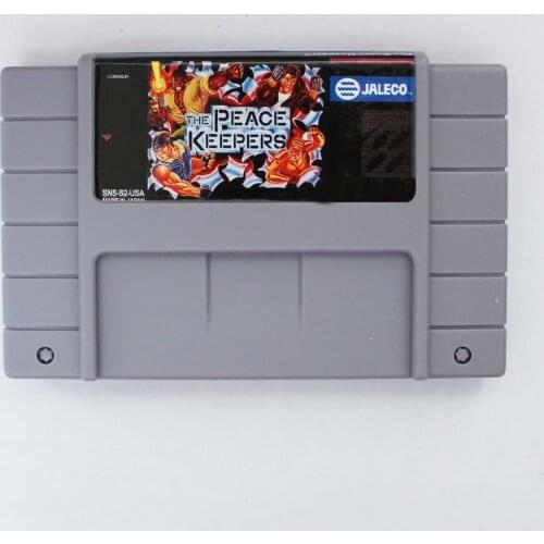 The Peace Keepers 16 bit Big Gray Game Card For NTSC Game Player Drop Shipping