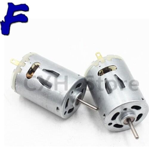 365 / 385 DC Motor Large Torque DC 12V 11600RPM/10000RPM Motor Blower/Hot Air Gun/Small Electric Drill Motor Handmade DIY