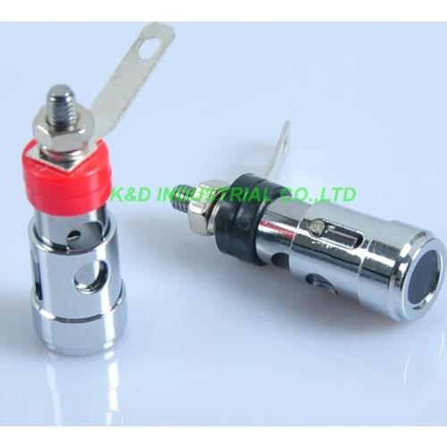 5Pairs Combine Binding Post 3026 Amplifier Terminal Banana Plug Jack Red + Black