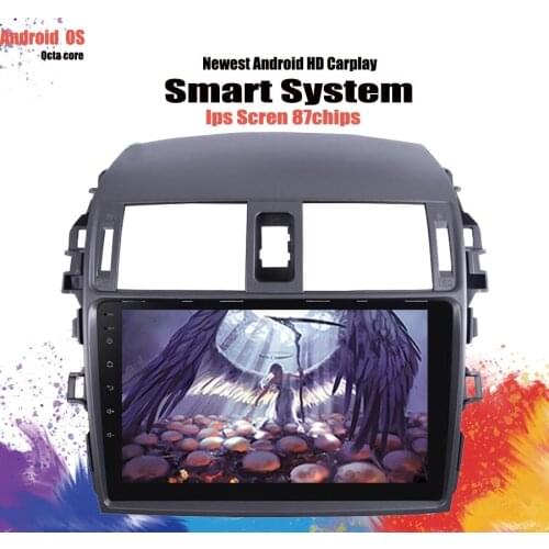 6+128G Car Radio 2 Din Stereo Receiver Head Unit PC Tablet For Toyota Corolla 2007 - 2012 GPS Navigation Player Audio Recorder