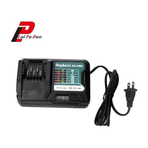 Fast Lithium Battery Charger for Makita 10.8V 12V DC10WD / DC10SB / DC10WC / BL1015 / BL1016 / BL1021B / BL1041B LED Charger