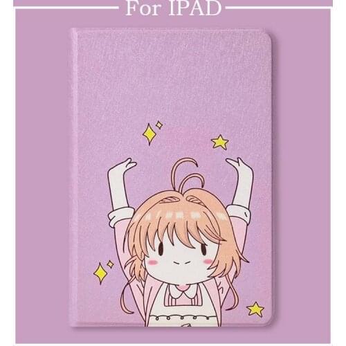 Happy Girls Magnetic Book Case for iPad Pro 10.5 2017 iPad Air 3 2019 Soft Silicone Cover Smart Auto Wake/Sleep Stand Case Capa