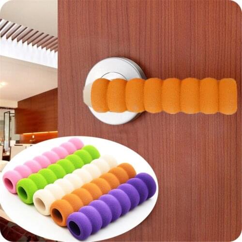 Door Knob Cover Silencer Crash Pad Wall Protectors Sponge Door Knob Protector An LX0C