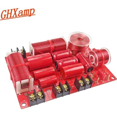 GHXAMP 350W 3-Way Crossover Tweeter Midrange Bass Frequency Divider 750HZ 5KHZ For HIFI Bookshelf Home Audio 1PC