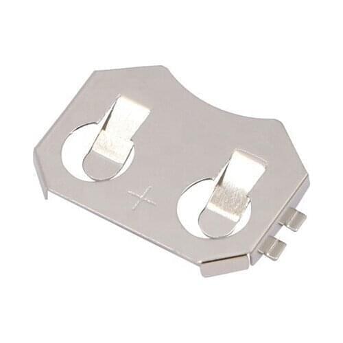 100pcs/lot SMT SMD High Quality Phosphor Bronze 3V Coin Cell CR2020 CR2025 Battery Holder, CR2020 CR2025 Battery Retainer