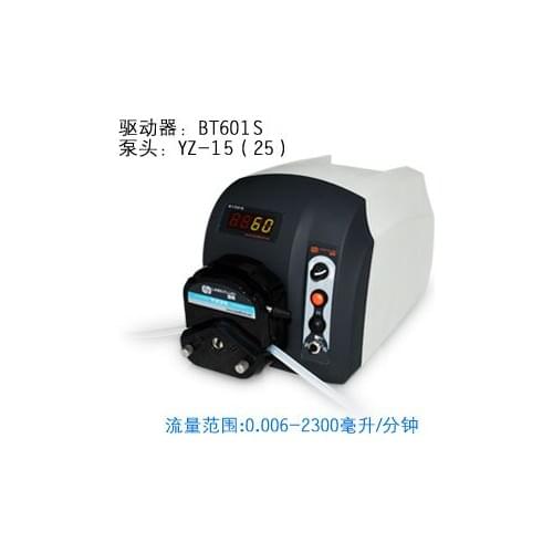 BT601S YT25 Lab Food Industrial Basic Speed Variable Big flow Peristaltic Filling Dosing Pump 0.17-2900ml/min