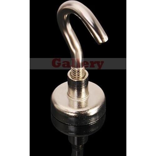 Magnets 3 Pcs Lot N35 16x35mm Hook Pot Strong Neodymium Salvage Tool Magnet Strong