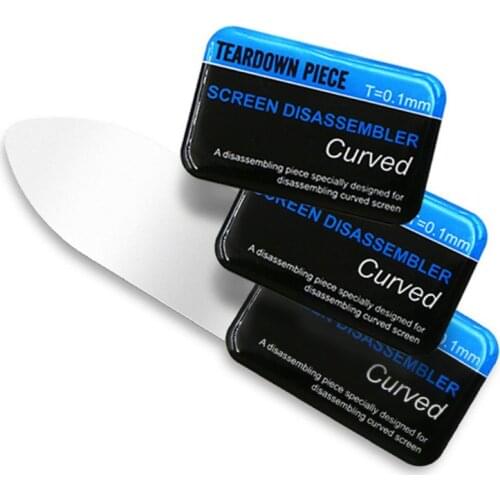Mobile Phone Curved LCD Screen Spudger Open Pry Card Tools Ultra Thin Flexible