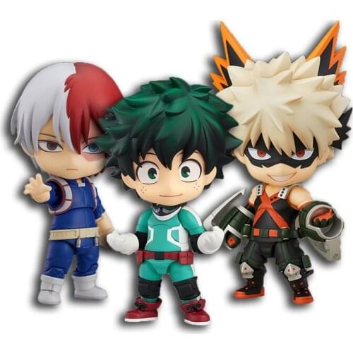 My Hero Academia Bakugo Katsuki 705 Midoriya Lzuku 686 Todoroki Shoto 1112 Action Figure Collectible Model Toy Q Version Doll