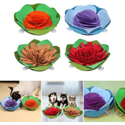 Non- Safe Pet Snuffle Mat Treat Dispenser Sniffling Interactive Toy Rug