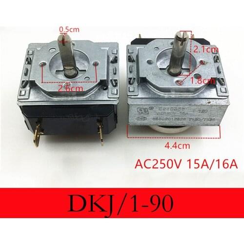 New Timer Switch of 90 mins AC 125V 15A DKJ/1-90 AC 250V 16A T125 DKJ/ 1 90 Time Controller 90M DKJ 1-90 W. Bell Ring