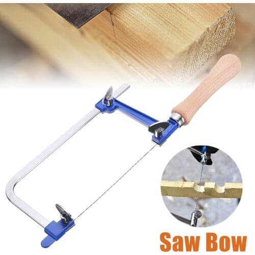 60mm Adjustable Saw Bow with Saw Blade U Shaped Woodworking Saw Bow Jewelry Saw Frame DIY Making Tool Saw Hand Tool