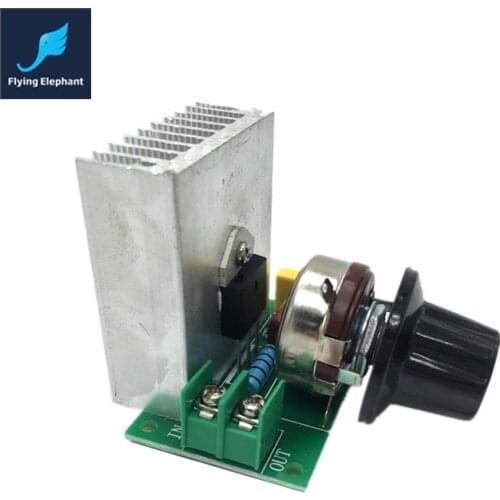 220V AC Voltage Regulator 50-220V 40A 3800W Dimmer SCR for Lamps Speed Voltage Temperature Control