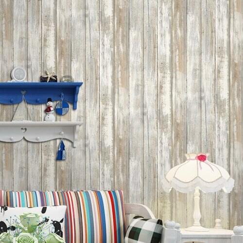 Self-adhesive pvc thick waterproof self-adhesive wallpaper furniture renovation stickers wood grain stickers papel de parede