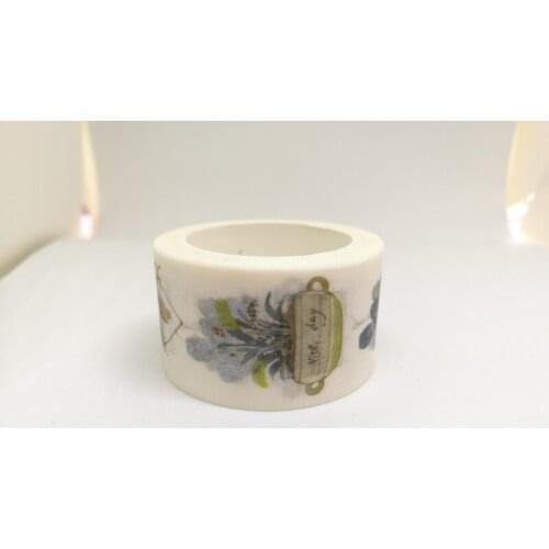 2.5cm Cute pot cultur Washi Tape adhesive tape DIY decoration Scrapbooking Sticker Label Masking Tape School Office Supply