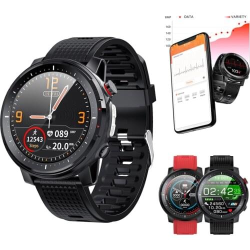 L15 Smart Watch Men 1.3inch Full-fit Round Retina Display Music Control Camera Flashlight PK L5 L9 P8 Smartwatch IP68 Waterproof