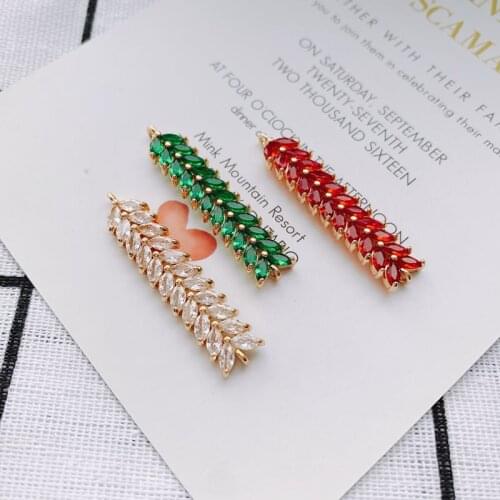 Wholesale DIY Jewelry Accessories Diamond Tassel Double Pendant Earrings Necklace Jewelry Accessories Materials